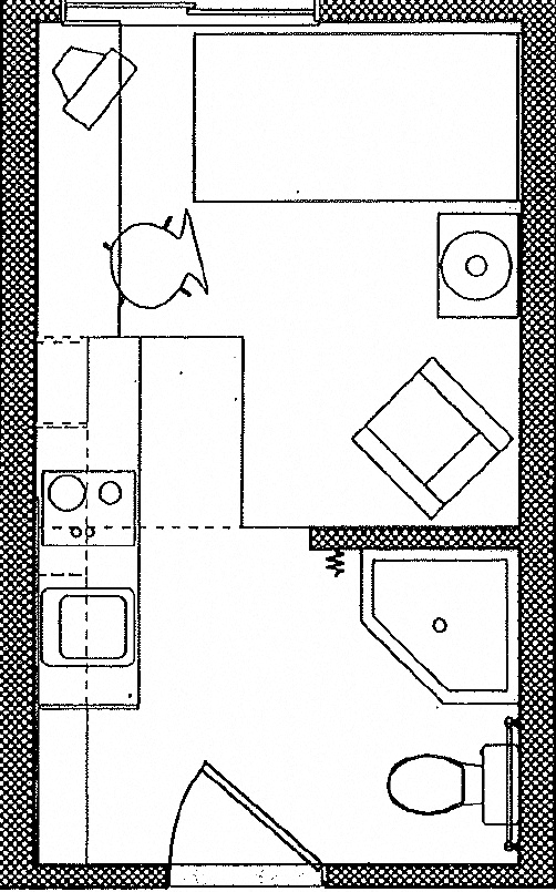 209 W. Jackson Studio Apartment, Affordable for Rent - Photo Gallery 8